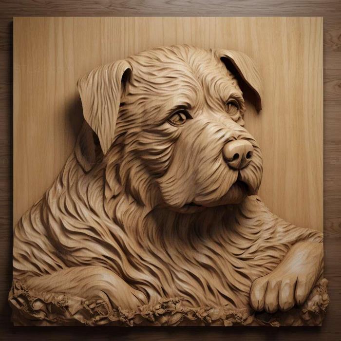 Nature and animals (Wetterhoon dog 4, NATURE_3220) 3D models for cnc